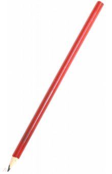 Карандаш чернографитный, трехгранный, без ластика, красный (TZ 10275)