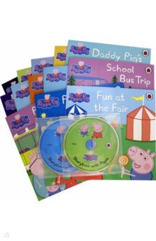 Peppa Pig Paperback & CD Collection. 13 books (+2CD)