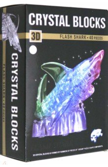 3D пазл "Акула" (40 деталей, с подсветкой) (1396470)