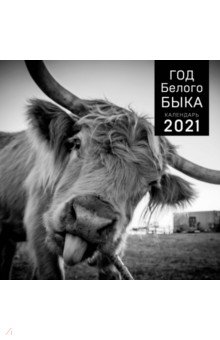 Год белого быка. Календарь настенный на 2021 год (300x300 мм)