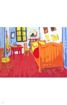 Холст 22х30 см, Ван Гог "Спальня в Арле" (HS301)
