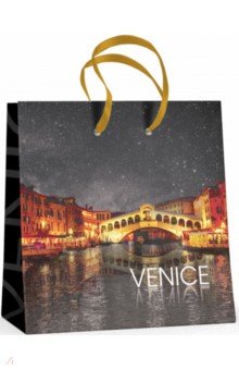 Пакет подарочный квадратный "Венеция" (16х16 см) (2-136/05)