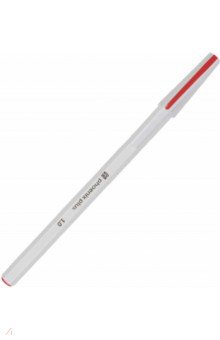 Ручка шариковая (1,0 мм, красная) (53278)