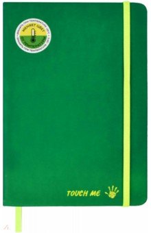 Записная книжка (96 листов, А5),ТЕРМОХРОМ, зеленый, твердый (52793)