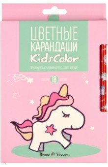 Карандаши цветные "KidsColor" (18 цветов, 6 видов в ассортимете) (99017622)
