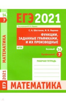 ЕГЭ 2021 Математика. Функции, заданные графиками, и их производные. Задача 7 (проф. ур.) Задача 14