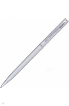 Ручка шариковая.Delicate Silver. Серебристый корпус, синие чернила (141401)