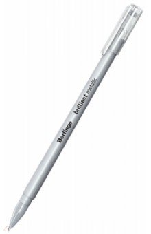 Ручка гелевая "Brilliant Metallic", серая, 0,8 мм (CGp_40010)