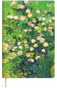 Записная книжка А5 80 листов, клетка "Van Gogh. Roses" (NA5_30774)