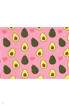 Обложка для студенческого "Авокадо"/ розовый фон
