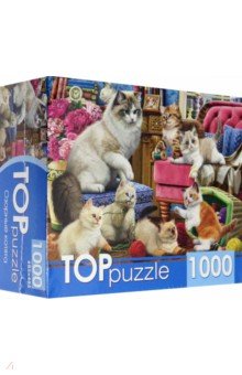 Puzzle-1000 Озорные котята (ХТП1000-2158)