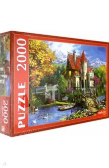 Puzzle-2000 "Усадьба горной реки" (ХП2000-1111)