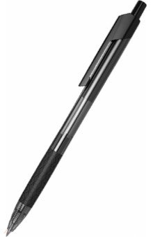 Ручка шариковая черная 0.5 мм резиновая манжета Arrow (EQ01820)