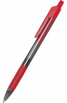 Ручка шариковая красная 0.5 мм резиновая манжета Arrow (EQ01840)