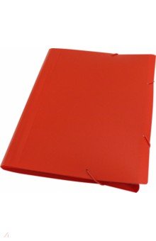 Портфель 6 отделений A4 пластиковый 0.7 мм красный (BPR6RED)
