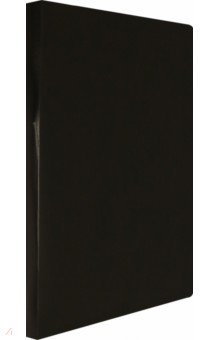Папка с металлическим зажимом (A4, пластиковая, черная), (EC04CBLCK)