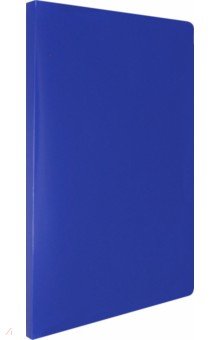 Папка с металлическим зажимом (А4, пластиковая, синяя), (EC04CBLUE)