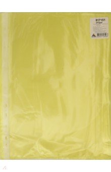 Папка-вкладыш (А4+, 30 мкм, 50 штук), желтая (013YEL)