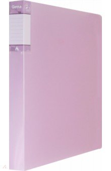 Папка для документов с металлическим пружинным скоросшивателем, A4, пластик, розовый (GEM07PPIN)