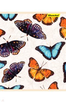 Тетрадь 48 листов, Бабочки, 4 вида (812016-55)