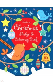 Christmas Sticker and Colouring book
