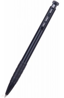 Ручка шариковая автоматическая черная 0.7 мм, Daily (EQ00320)
