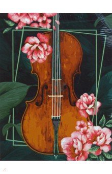 Рисование по номерам 40*50 Винтажная скрипка (R020)