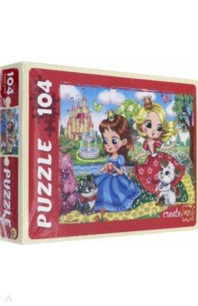 Puzzle-104 "Мир принцесс №4" (П104-2964)