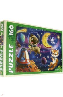 Puzzle-160 "Животные в космосе" (П160-5267)