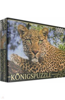 Puzzle-1000 "Портрет леопарда" (ГИK1000-0648)