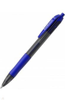 Ручка гелевая автоматическая ErichKrause® Smart-Gel, цвет чернил синий, резиновый грип (152597)