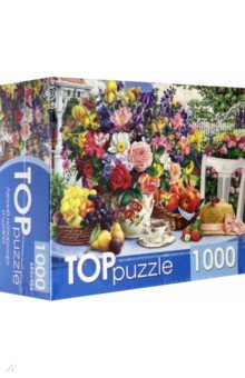 Puzzle-1000 " Летний натюрморт и шляпа" (ХТП1000-2174)