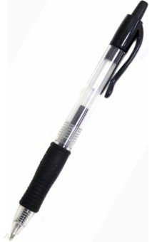 Ручка гелевая, автоматическая, 0,5 мм., черные чернила (PBRL01-K/gr)