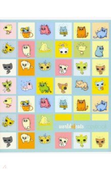 Тетрадь "Прикольные котята", А5, 48 листов, клетка (С0221-161)
