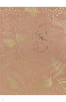 Записная книжка "Паттерн на персиковом", А5+, 96 листов (5046-07)