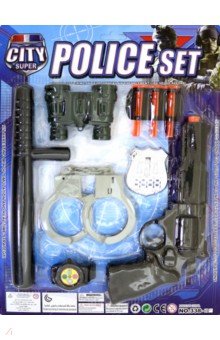 Набор игровой "Полиция" 10 предметов (338-04)