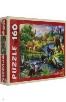 Puzzle-160 ЛЕСНЫЕ ЗВЕРУШКИ (ПУ160-2960)