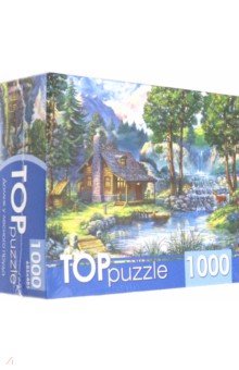 Puzzle-1000 Домик у лесного пруда (ХТП1000-2166)