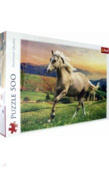 Puzzle-500. Лошадь на лугу (37396)