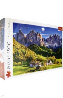 Puzzle-1500. Долина Валь-ди-Фунес, Альпы (26163)