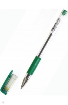 Ручка гелевая зеленая COMFORT 0,7 мм резиновый грип (РГ 166-04)