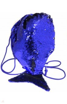 Мешок дорожный, синий/серебряный, 31x52 см. (48818)