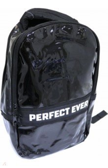 Рюкзак, черный, искусственная кожа, одно отделение, 42х26х12 см. (51184)