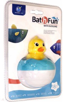 Игрушка для ванной "Утенок-поливалка",WA-15235