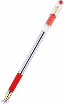 Ручка шар. 0,5 "MC Gold" красная BMC-03