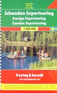 Sweden. Supetouring Road Atlas 1:400 000