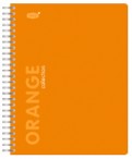 Тетрадь 96 листов, клетка "Orange" с пластиковой линейкой-разделителем (83317)