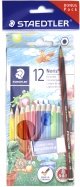 Карандаши Noris Club (12 цветов, чернографитовый карандаш, ластик)