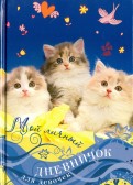 Мой личный дневничок "Котята на синей обложке"