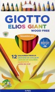 Набор карандашей GIOTTO ELIOS GIANT. 12 цветов (221500)